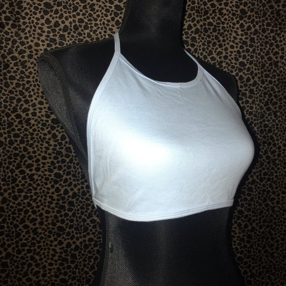 DEADSTOCK AMERICANđź’™APPAREL HALTER TOP - Picture 2 of 9